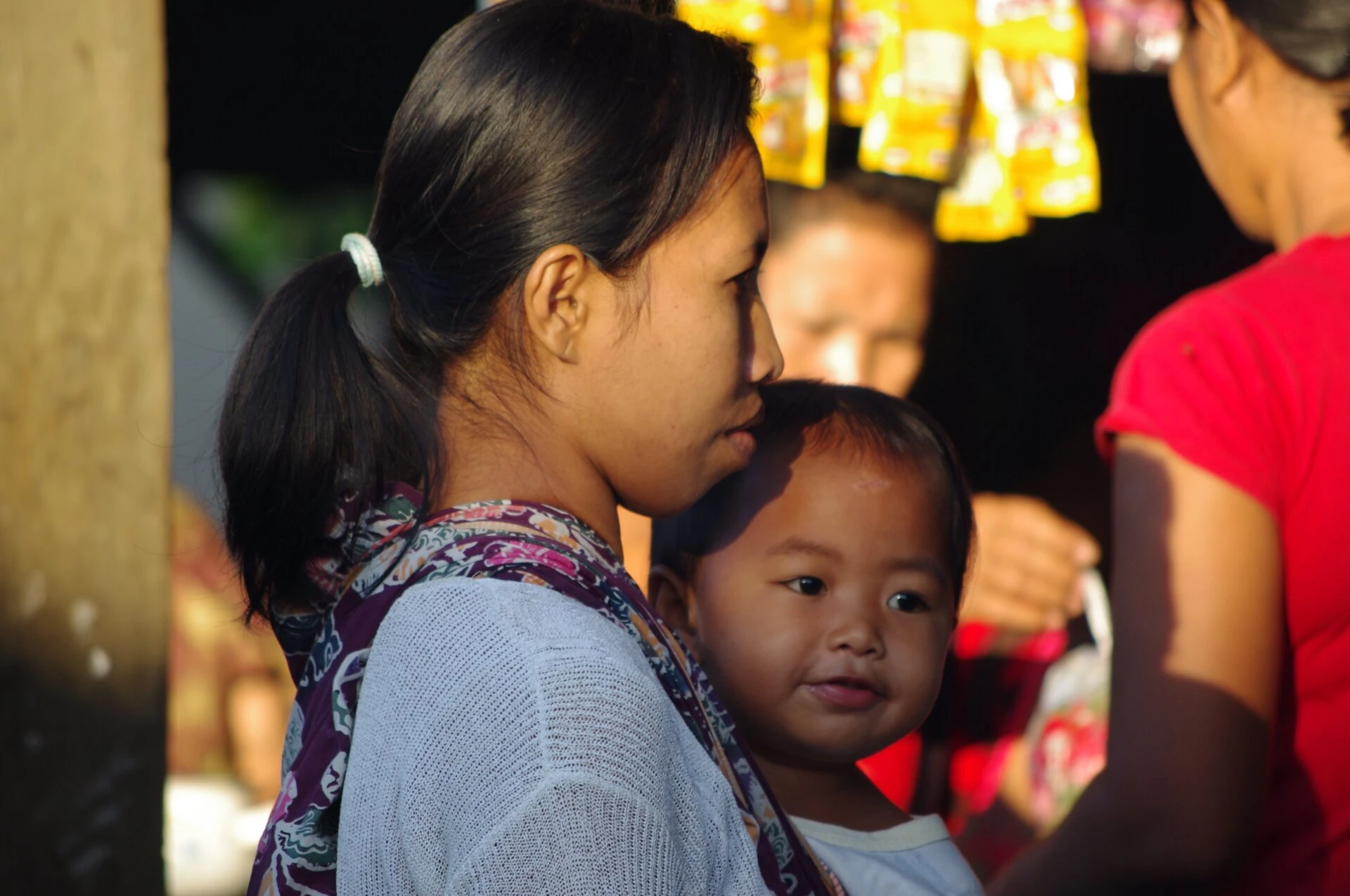 Balinese Mother and Childs