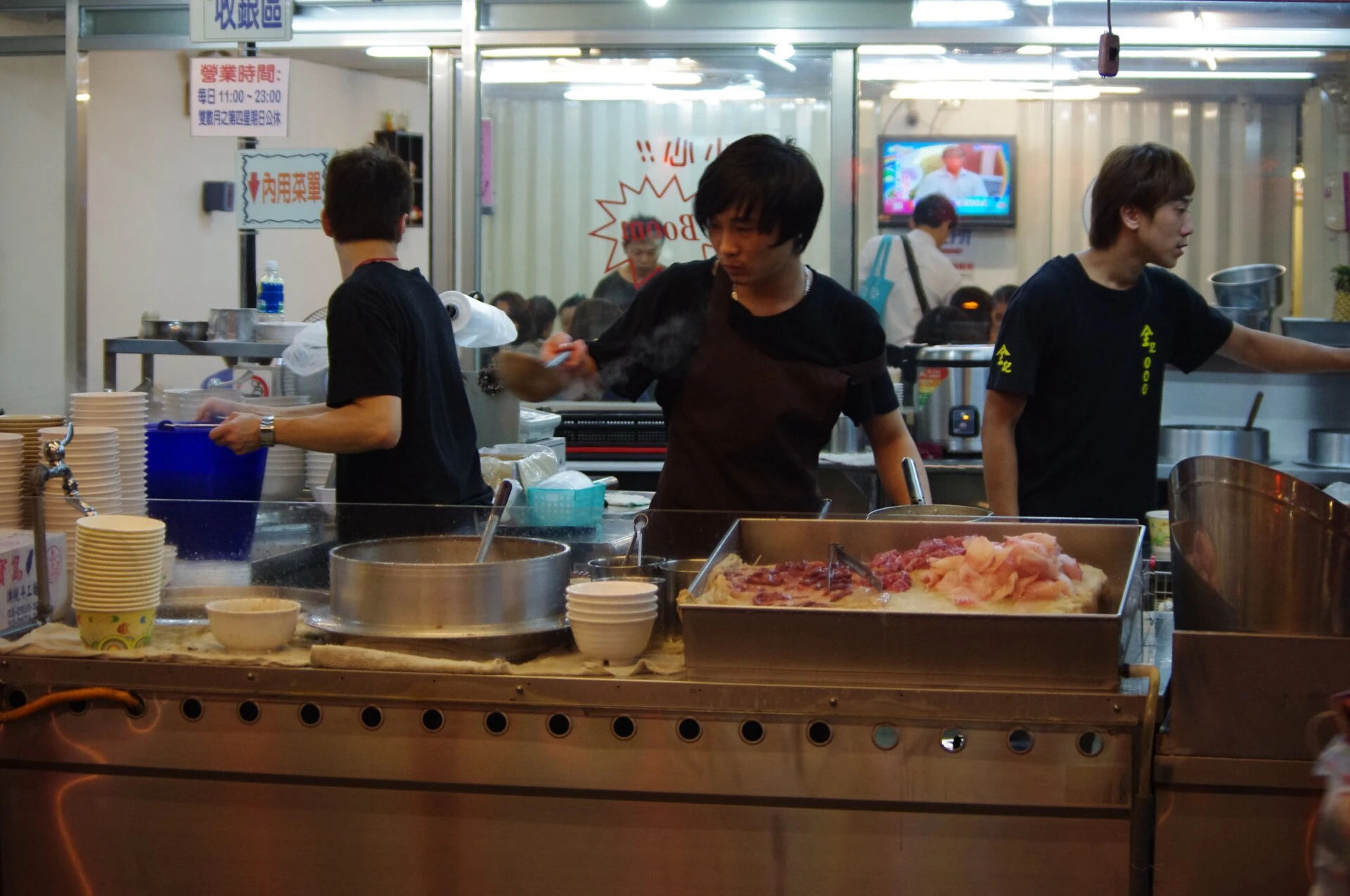 Taïpei street cooking