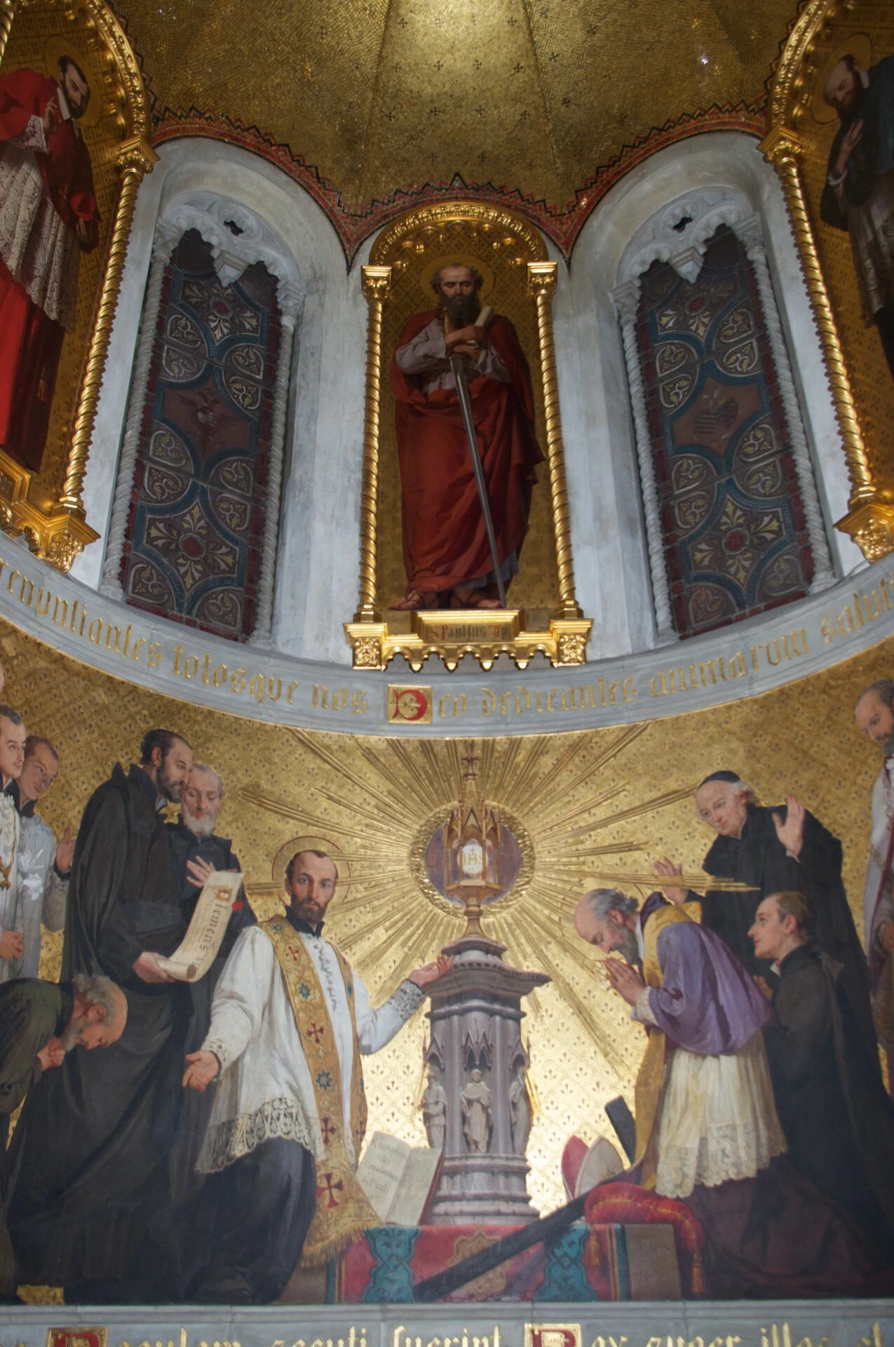Turin - Détail de la voûte de la Chiesa di San Dalmazzo