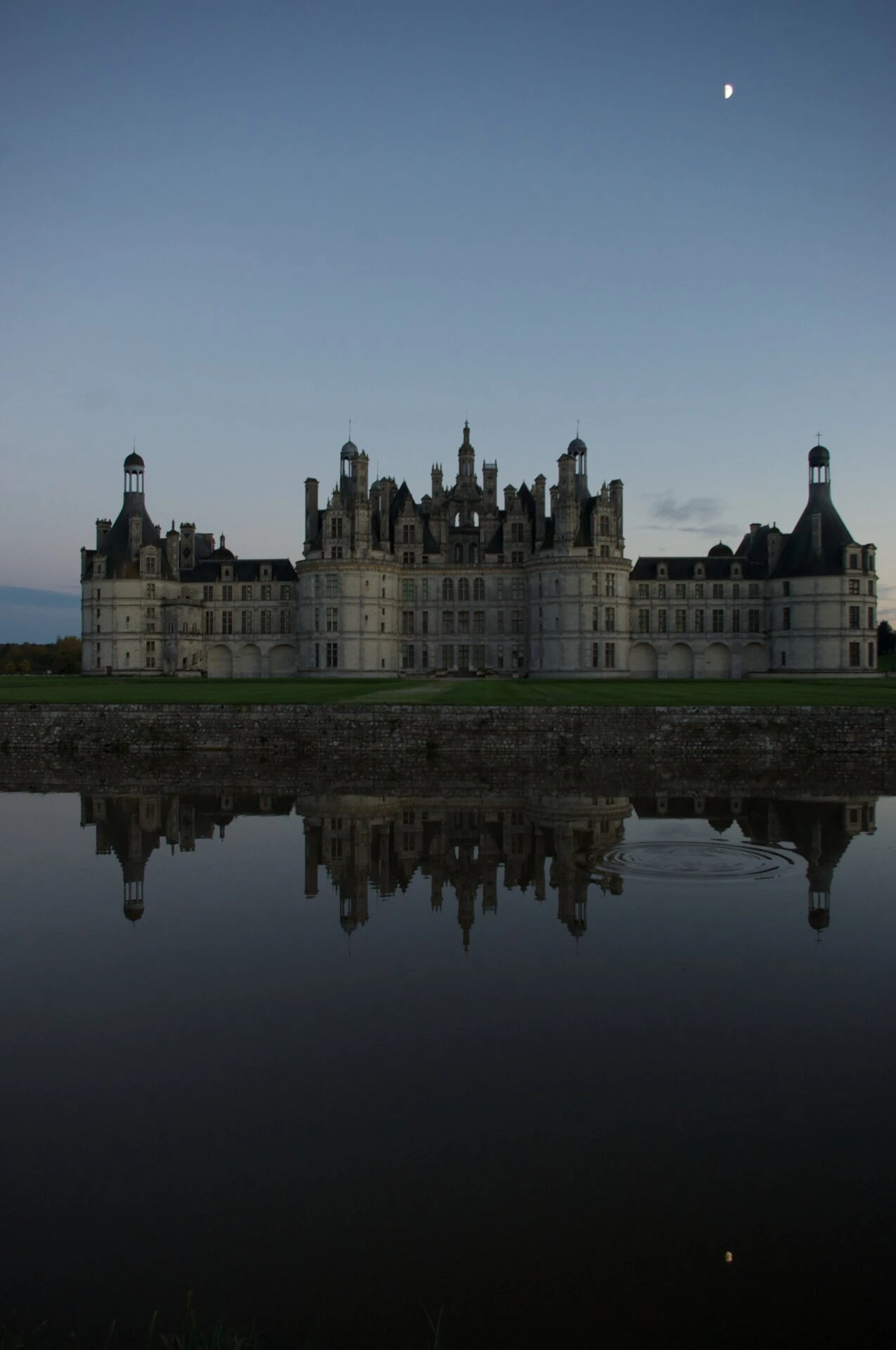 Chambord et la lune