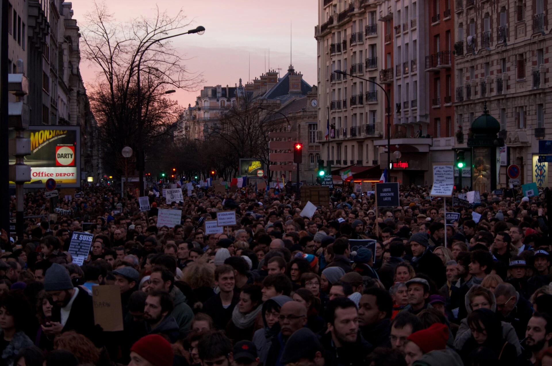 Foule monstre