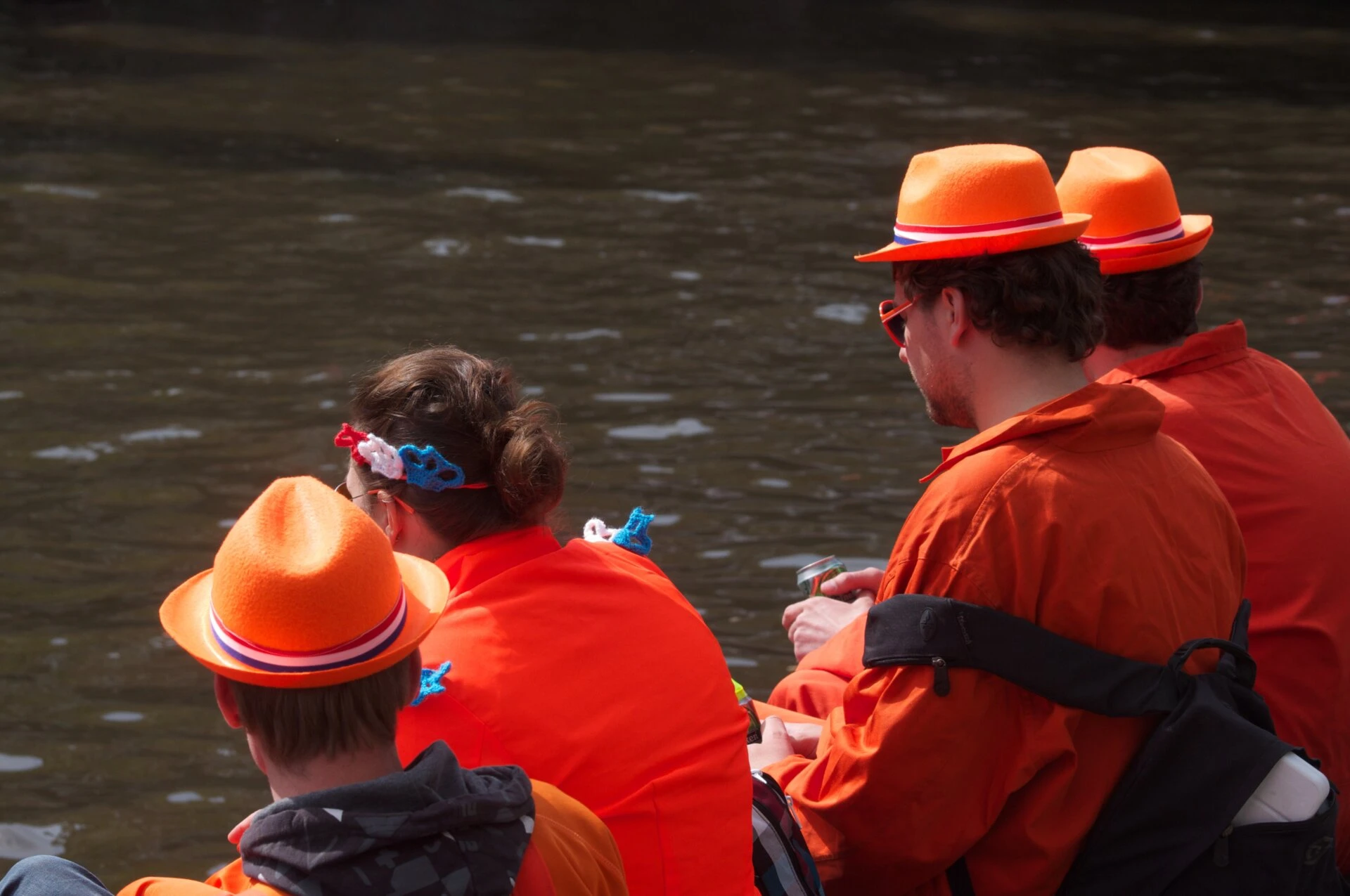 Resting in orange