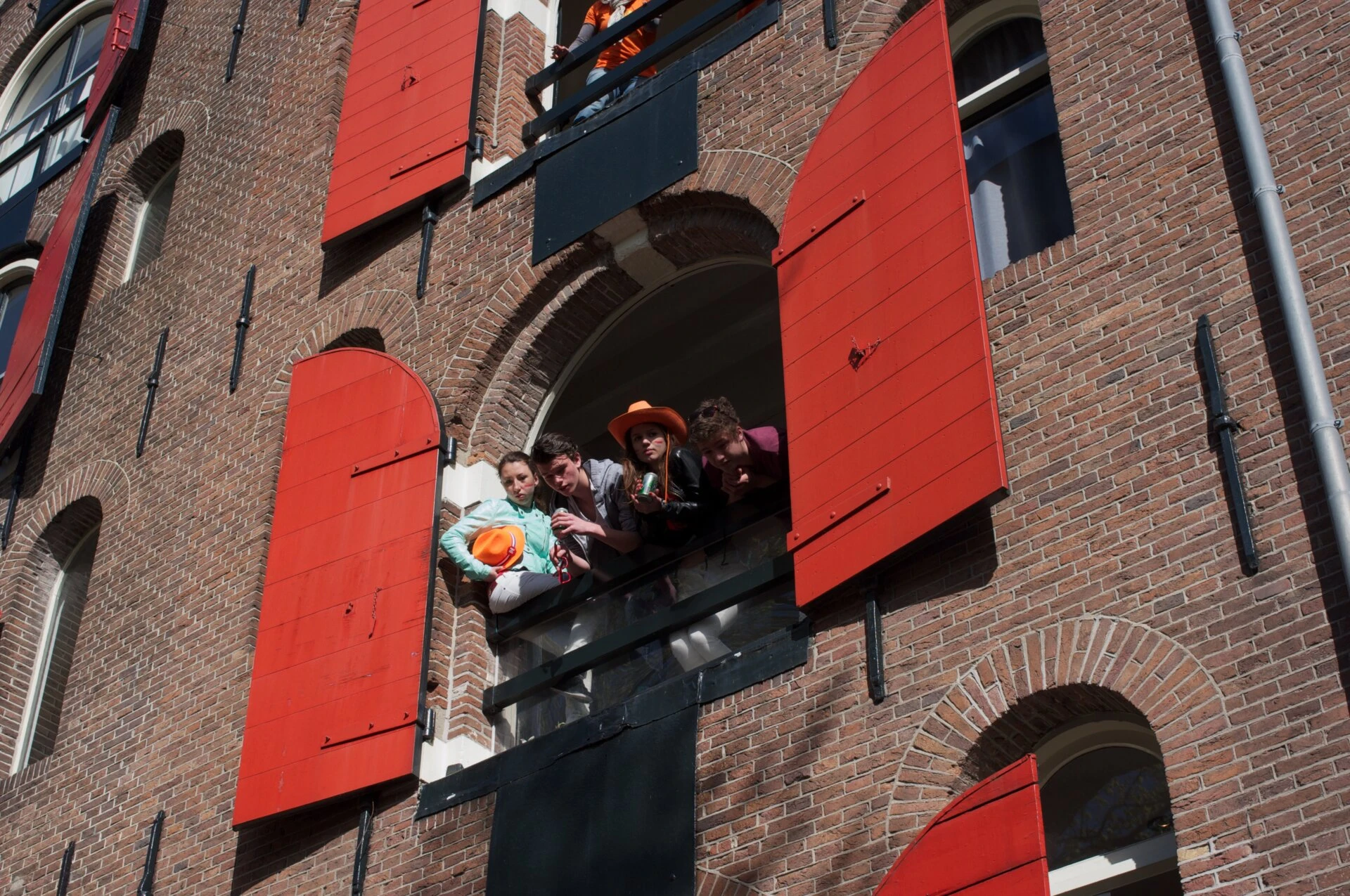 Volets rouges