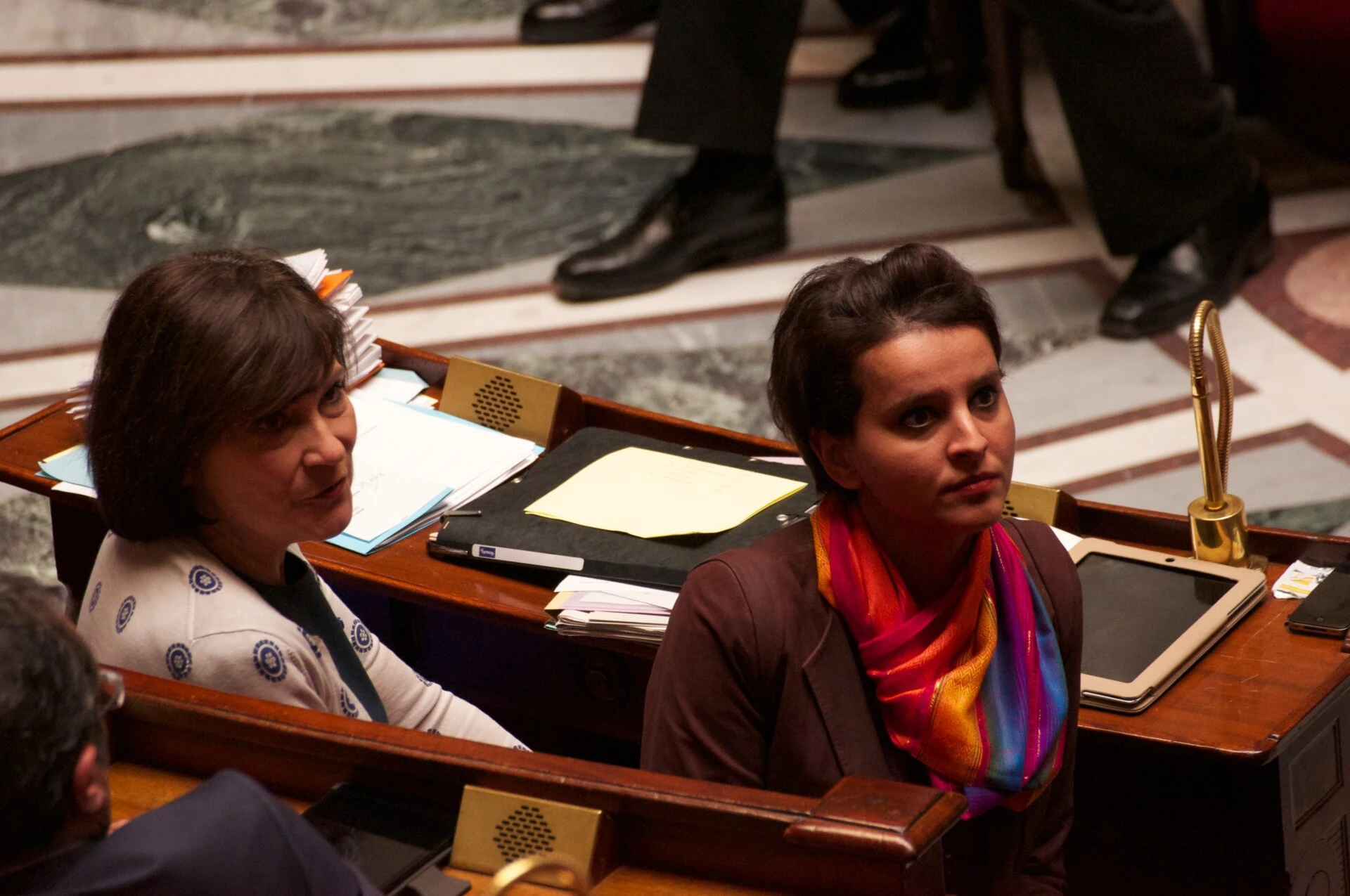 Marie-Arlette Carlotti et Najat Vallaud-Belkacem