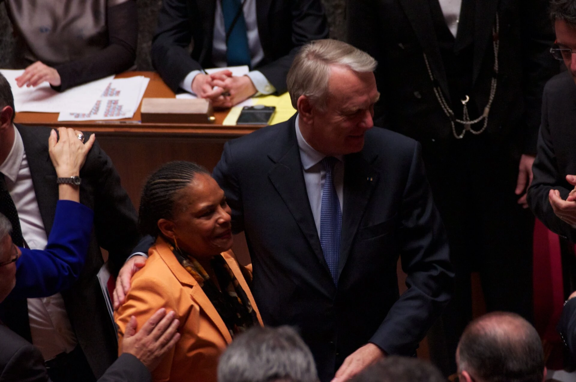 Christiane Taubira et Jean-Marc Ayrault