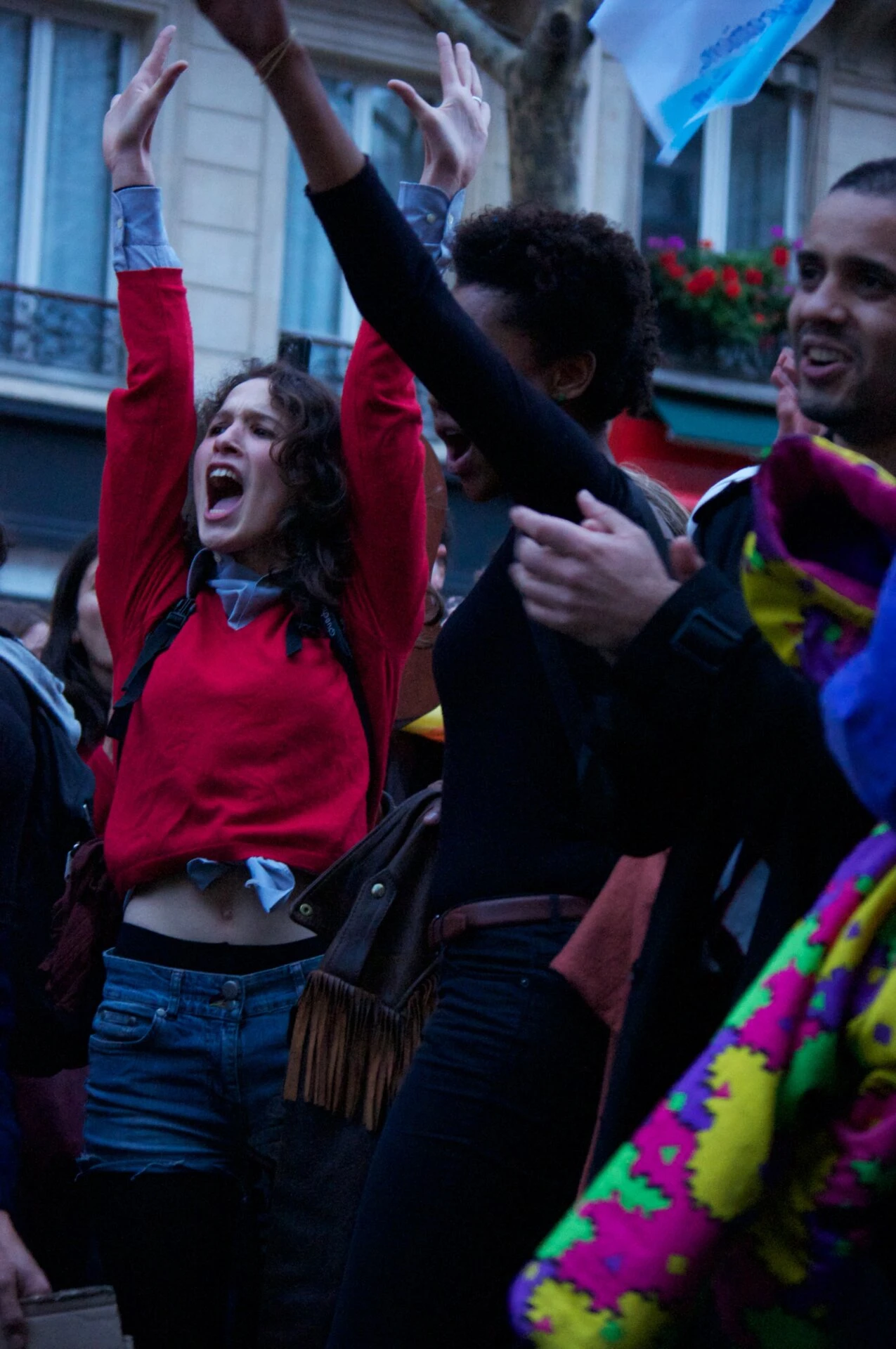 Crier sa joie