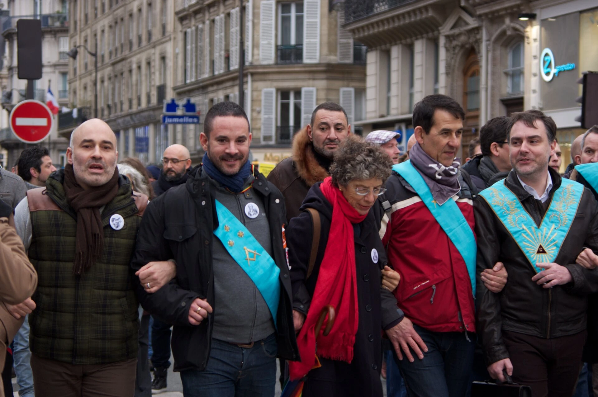 Cortège des francs-maçons
