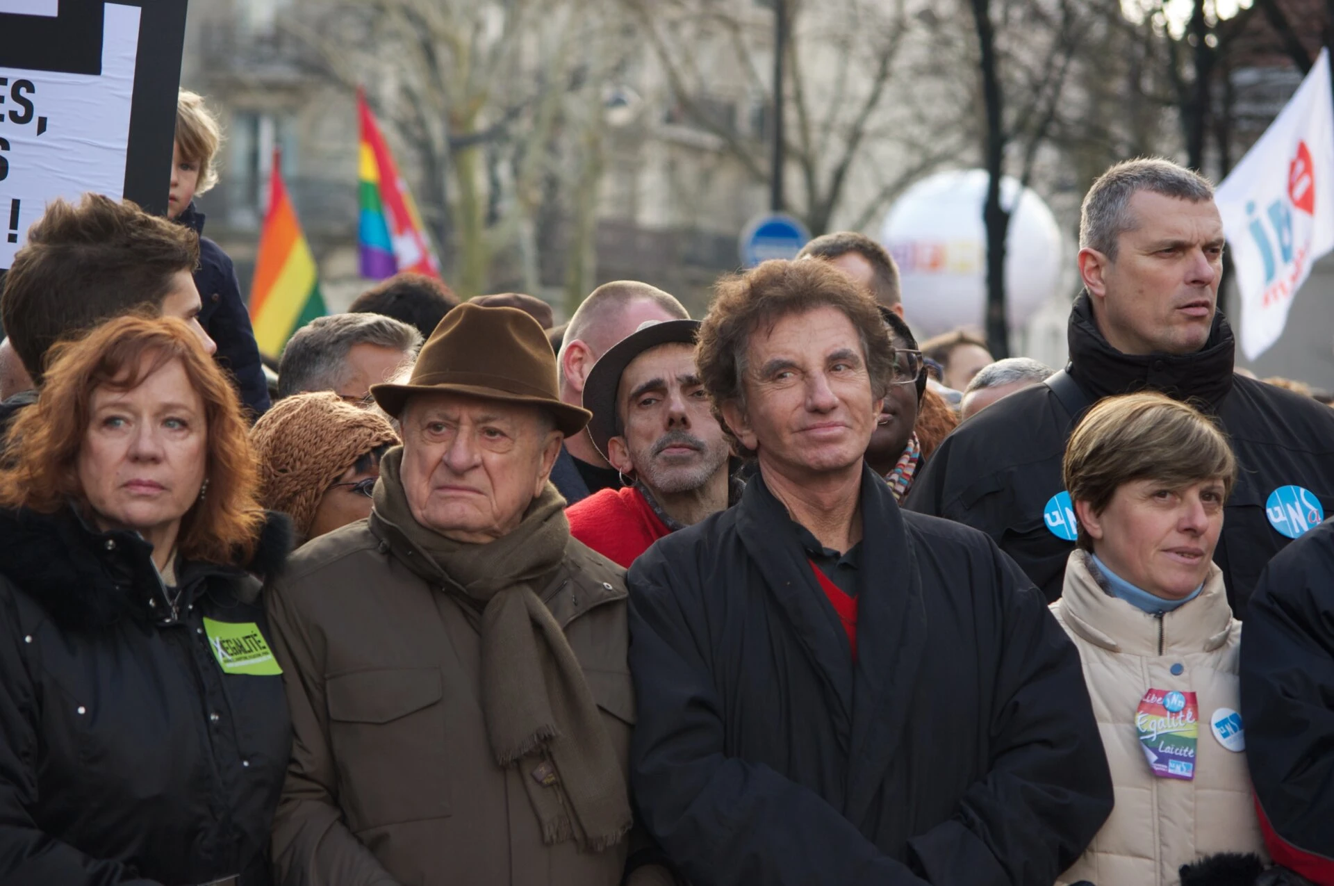 Pierre Bergé et Jack Lang