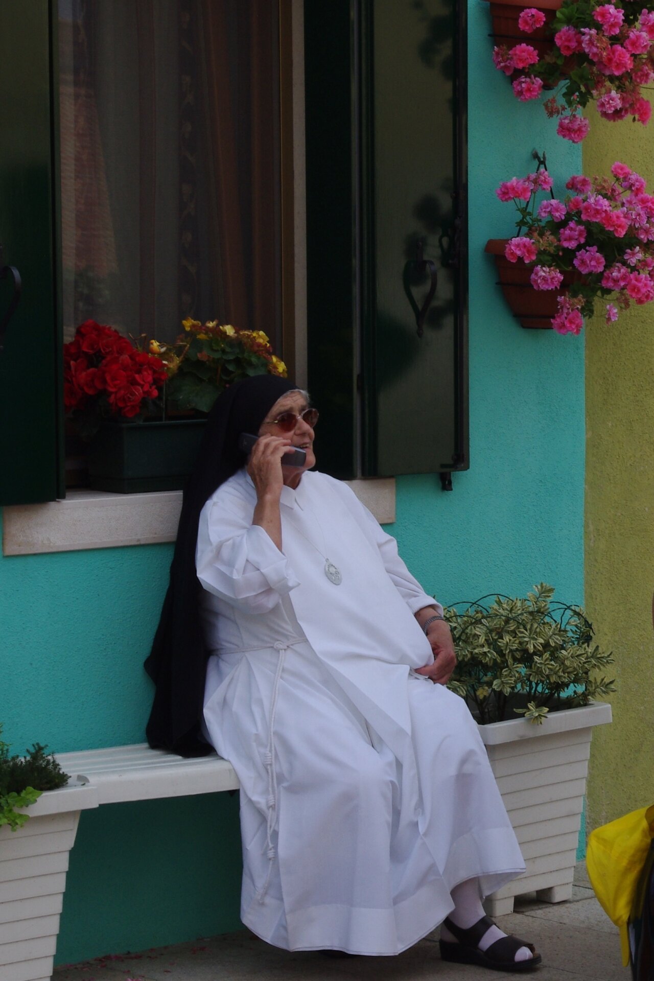 Modern Nun at Burano