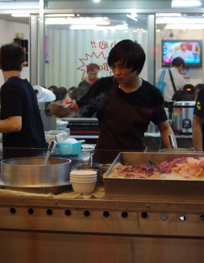 Taïpei street cooking