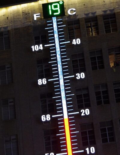 Giant thermometer