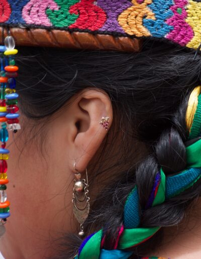 Peinado indígena típico