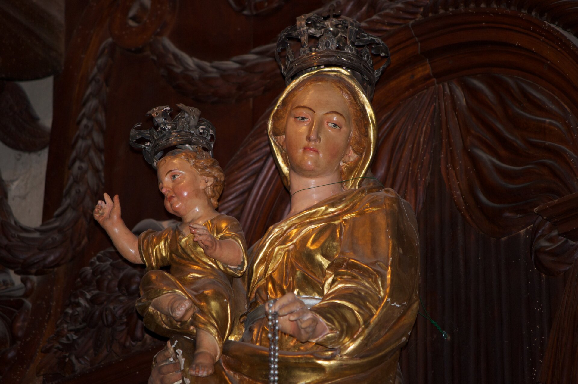 Saluzzo - Vierge à l'enfant de la Chiesa de San Giovanni