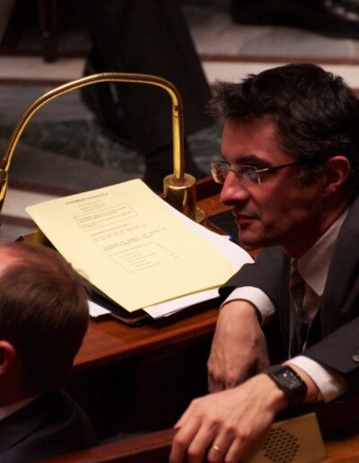 Jean-Jacques Urvoas et Erwann Binet