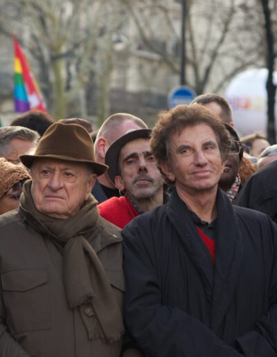 Pierre Bergé et Jack Lang